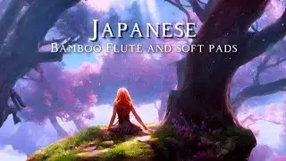 2 Hours Bamboo Flute & Soft Pads 🌸 | Calm Focus Study Music
