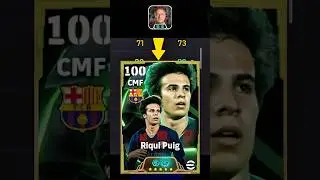 Riqui puig Best rated training.#efootball #shorts #shorts #ytshorts #viralshort #riquipuig #messi