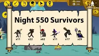 STICK WAR LEGACY | ZOMBIE NIGHT - ENDLESS DEADS NIGHT 549-550  | JasonX Gaming 2812