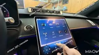 Русификация Mercedes Benz W223 с задними мониторами и планшетом 