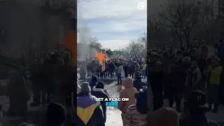 Приезжие активисты, поддерживающие иммиграционную и таможенную службу США, пытаются спровоцироват...