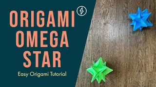 Superb Omega Star | Easy Origami tutorial