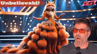 Stunning British Girl Dances with a Fox on AGT | Unbelievable Hybrid Transformation Stuns Judges!