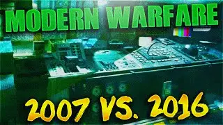 Call of Duty 4 Modern Warfare Graphics Comparison! 2007 VS. 2016 Graphics! COD4 Remastered Graphics