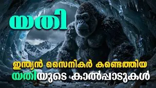 ഇന്ത്യൻ സൈനികർ കണ്ടെത്തിയ യതിയുടെ കാൽപ്പാടുകൾ  | YETI EXPLAINED MALAYALAM #thegreyhour mystery