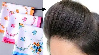 Front Puff Using Hanky For Thin Hair/Diy Bump It or Puff maker