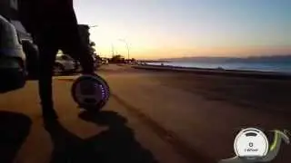 i-Wheel.gr - Ninebot One by night Greece - Kiato