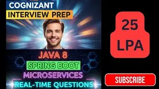 Core Java, Java 8, Spring Boot, Microservice Interview Questions | Cognizant | L1 Round | 4+ years