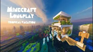 Minecraft relaxing Longplay Building Coral reef house🐠 No Commentary (Relax / Sleep / ASMR)