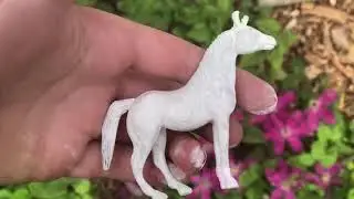 My Dapple Grey Re-paint! (Some photos of it) |Schleich Horse Lover Evren|