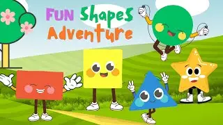 Fun Shapes Adventure! Learn Shapes with a Playful, Educational Storytime for Kids 🟨🔺️🟢⭐️