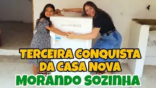 GANHEI UMA MAQUINA DE LAVAR NOVINHA 🏠 mais uma conquista morando sozinha 