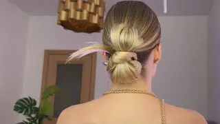 Sleek bun hairstyle | perfect for long hair #beautytips