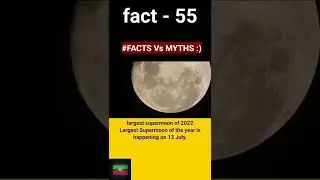 largest supermoon of 2022 #moon #facts #shorts #gktoday #gkinhindi #youtubeshorts #isro #nasa #gk