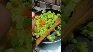BROCCOLI AND CARROT 🥕🥕#healthy #food #lunchboxrecipe