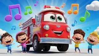 🚨 Поехали! Пожарная Машина Танцует 🎵 | Весёлая 3D Песня
