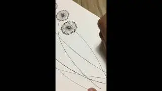 easy method to draw flower. #shorts #short #youtubeshorts #flowers #art #doodle #zentangle #drawing