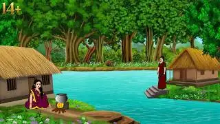 नदी के किनारे दो बहनों का घर | Cartoon story&nbsp;।&nbsp;Hindi&nbsp;story | Hindi Moral Stories | Cartoon Kahaniyan