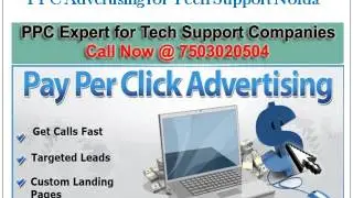 PPC Expert for Tech Support @7503020504 India