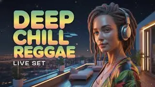Deep Chill Reggae Live Set 🌴 | Rooftop Night Vibes | Relaxing Reggae Mix