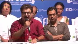 Nawazuddin Siddiqui At The Press Conference Along With Iftda Indian Films