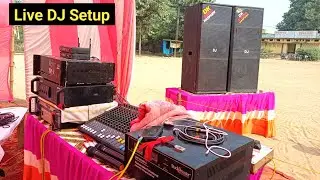 Live Program Dj setup Sound Testing Live Sound System Dj Tech Bihar