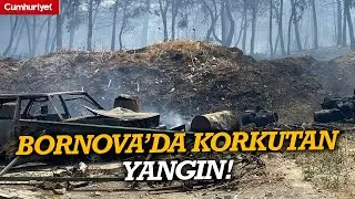 Bornova ve Buca’da orman yangını... Bornova Belediye Başkanı Eşki'den açıklama