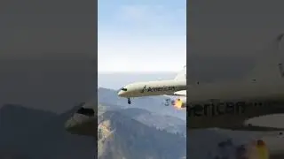Delta Airplane Made Emergency Landing after engine failed GTA 5