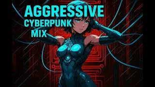 1-Hour Aggressive Cyberpunk Metal &bull; DarkSynth / Industrial | Epic Sci-Fi Gaming & Workout Music 2025