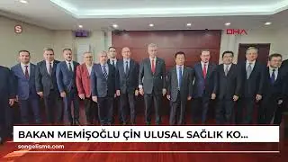 Bakan Memişoğlu, &Ccedil;in Ulusal Sağlık Komisyonu Başkanı Haichao ile bir araya geldi