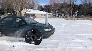 Special Snow Tires for Extra Traction || ViralHog