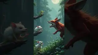 The Brave Rabbit andfrogTale of Friendship #rabbitadventures#rabbit #frog#animal #cutefrog#cute