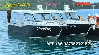Aluminum Boat Factory 11m Fishing Boat for Sale Thailand/Fiji/Islands countries #boats #divingboat