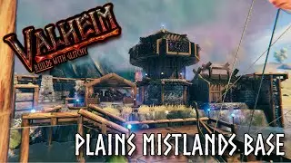 I Built A Plains Mistlands Base In Valheim | Valheim Builds