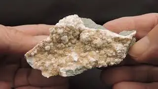 Fluorapophyllite and natrolite on matrix from the Czech Republic - cabinet size
