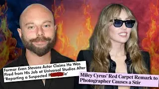Former Child Star FIRED From Jobs After EXPOSING Dark Industry Secrets & Miley Cyrus SNAPS At Event