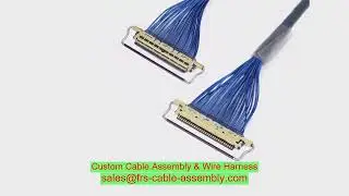 Fine-Pitch Coaxial Cable 38 Awg Ultra Flexible 42.5-Ohm Micro-Coax Poland Supplier Vhr-3N Jst