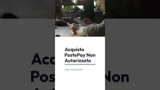 Postepay Non Autorizza il Pagamento Online