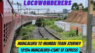 Mangaluru To Mumbai | 12134 MAJN CSMT SF EXPRESS | MAJN TO CSMT | Konkan Railway