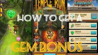 #templerun2 Temple Run 2| Tutorial| How to get a Free Gem Bonus