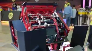 In Win H Tower motorised transformer PC case in action