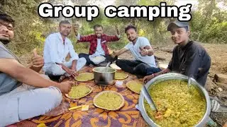 Group camping & cooking. ___Desi style laziz khichadi😋 ///
