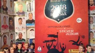 Пак опенинг наклеек Road to 2018 Fifa World Cup Russia #1