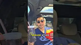 Can a McDonald&rsquo;s meal really help with migraine relief? 🍟🥤