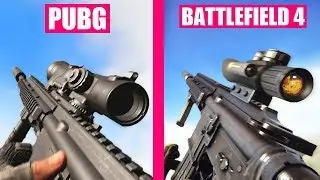 PlayerUnknown's Battlegrounds vs Battlefield 4 Weapons Comparison