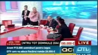 PRM-istii lui Vadim Tudor se iau de Tantareanu, la OTV (part 1of3)