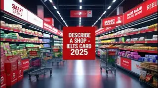 🛒 IELTS Speaking Cue Card 2025 | Describe a Shop or Store You Often Visit | Smart Bazaar, Rudrapur