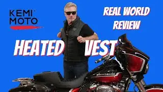 Kemimoto Battery Operated Heated Vest Review | Harley Davidson Road Trip