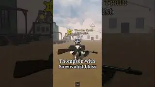 Thompson with Survivalist Class | Dead Rails #roblox #deadrails