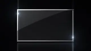 Metal plate chrome intro title frame border digital animated background video , Copyright FREE video